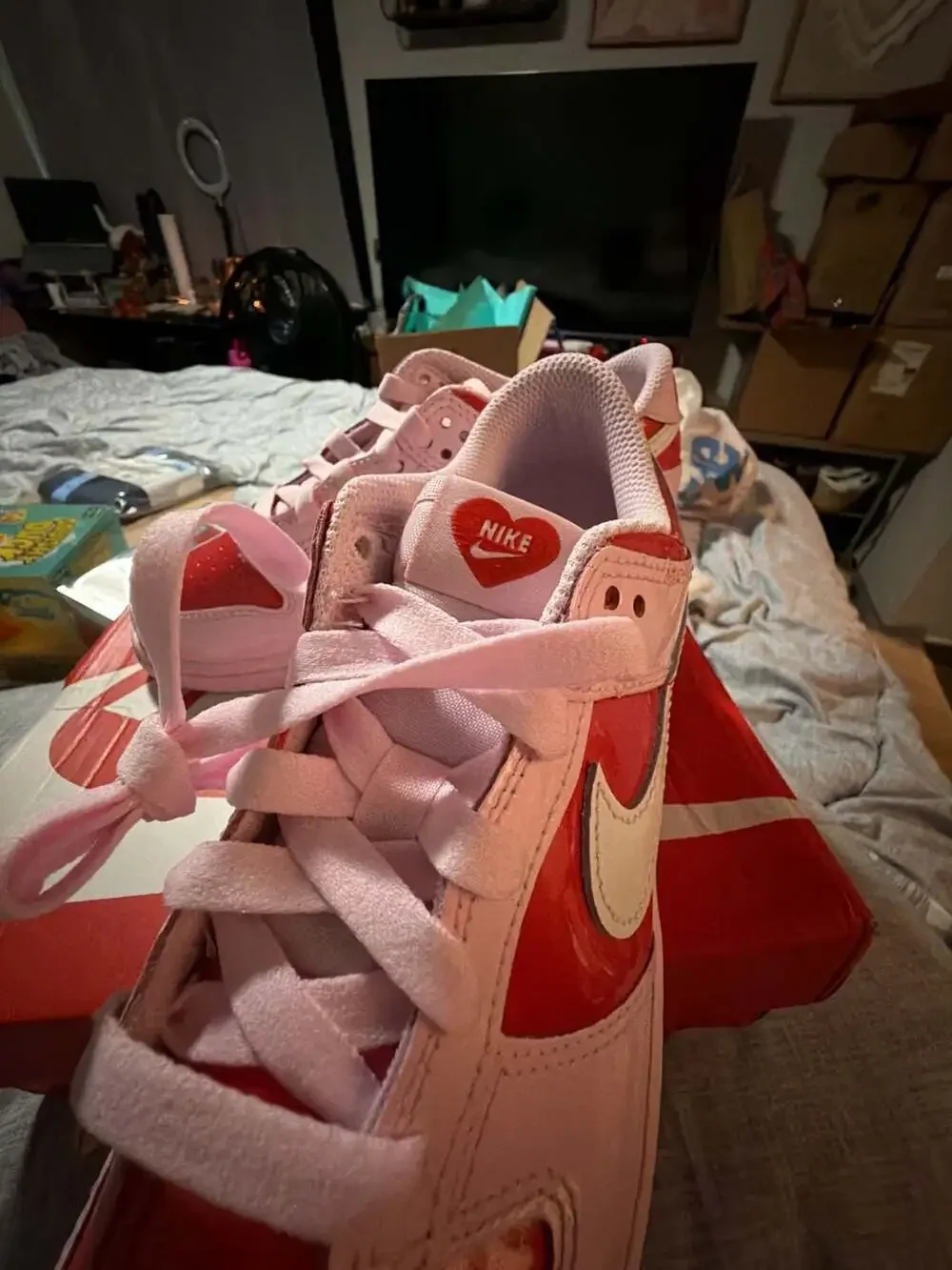Nike Dunk Low BP Valentine's Day Pink Foam/Summit White Size 3Y